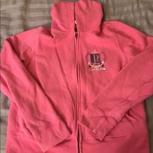 Pink hoodie